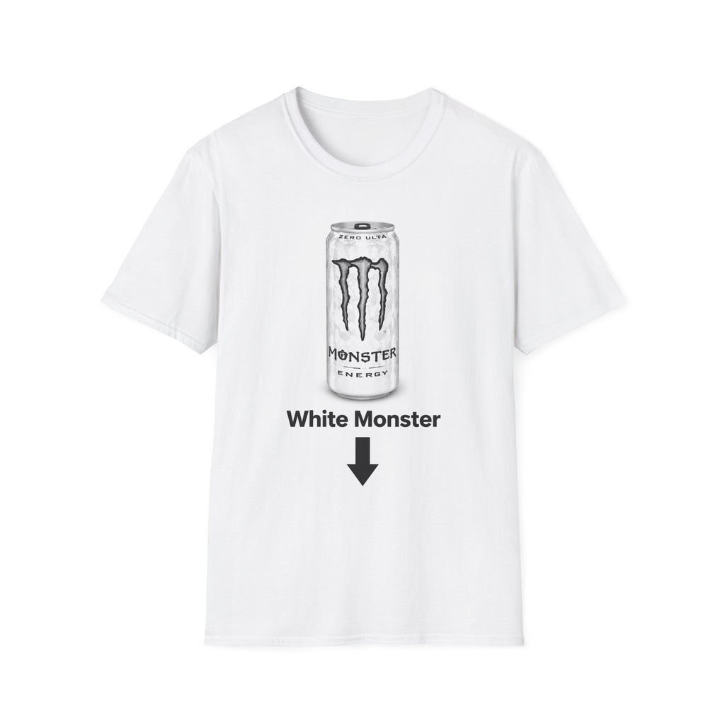 White Monster Tee